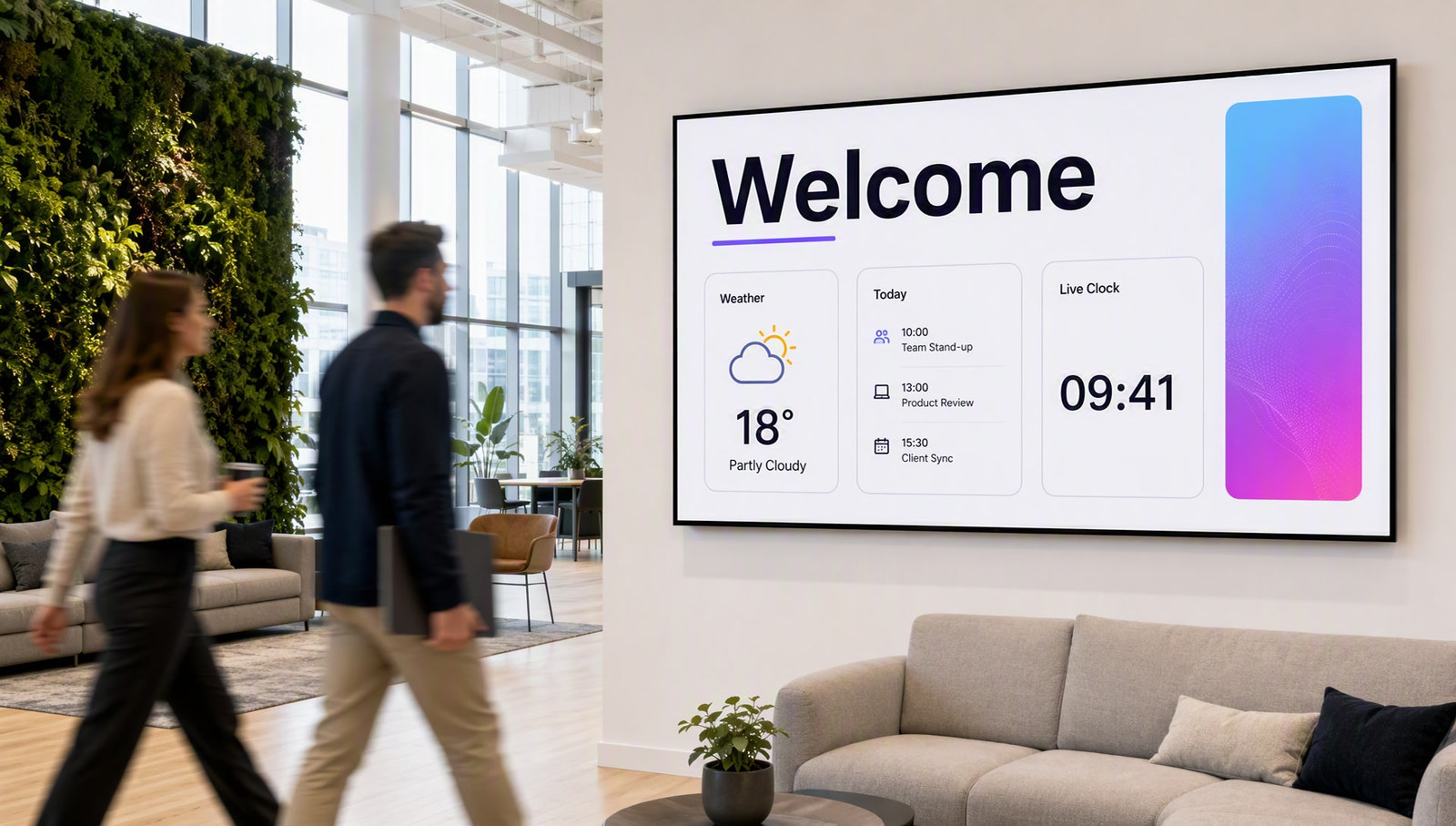 Office welcome screen