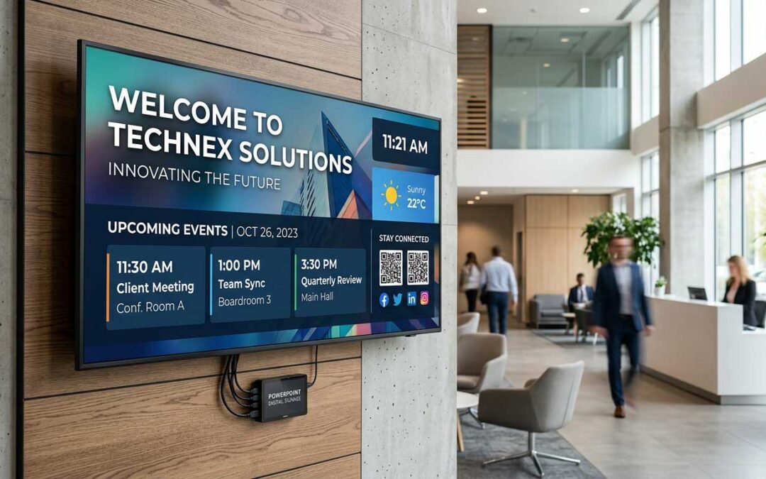 Digital Signage Using PowerPoint That Actually Scales