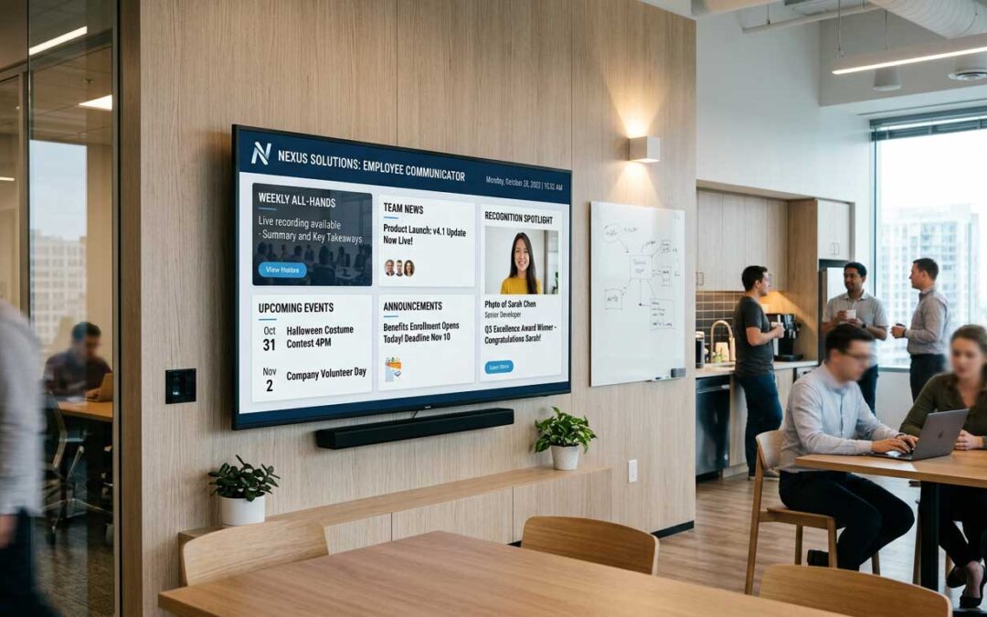 Employee Comms Screens That People Actually Read