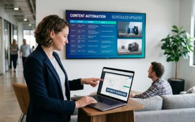 How to Automate Content Scheduling on Display Screens