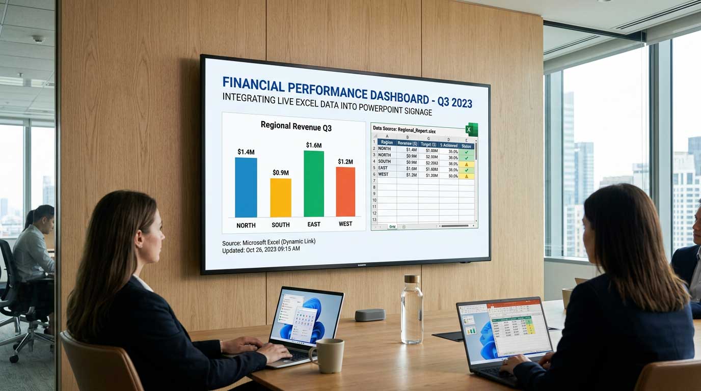 Integrating-Microsoft-Excel-Data-into-PowerPoint-Signage