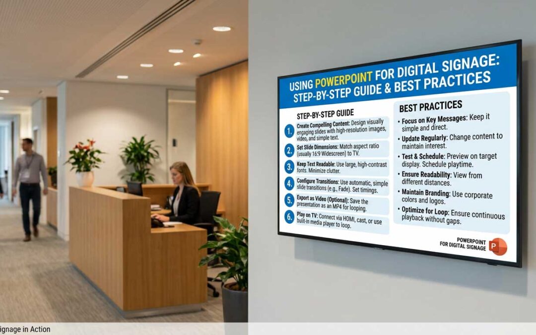 Using PowerPoint for Digital Signage Step‑by‑Step Guide & Best Practices