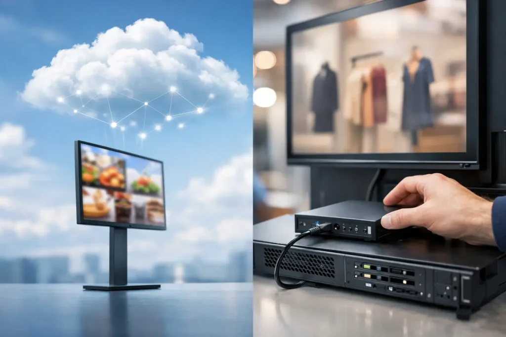 Cloud vs Local Signage: Which Fits Best?