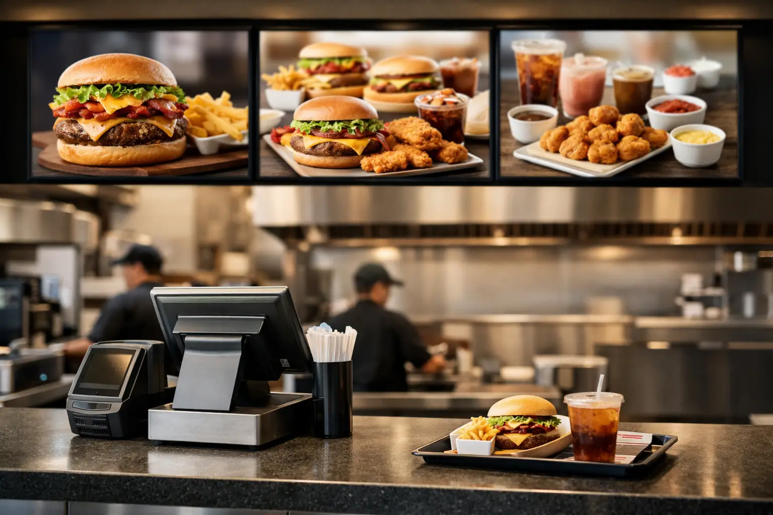 Digital Menu Boards for Quick Service Restaurants