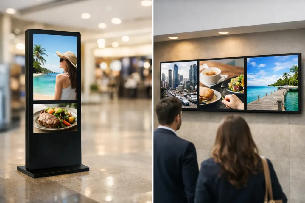 Digital Poster vs Screen Network
