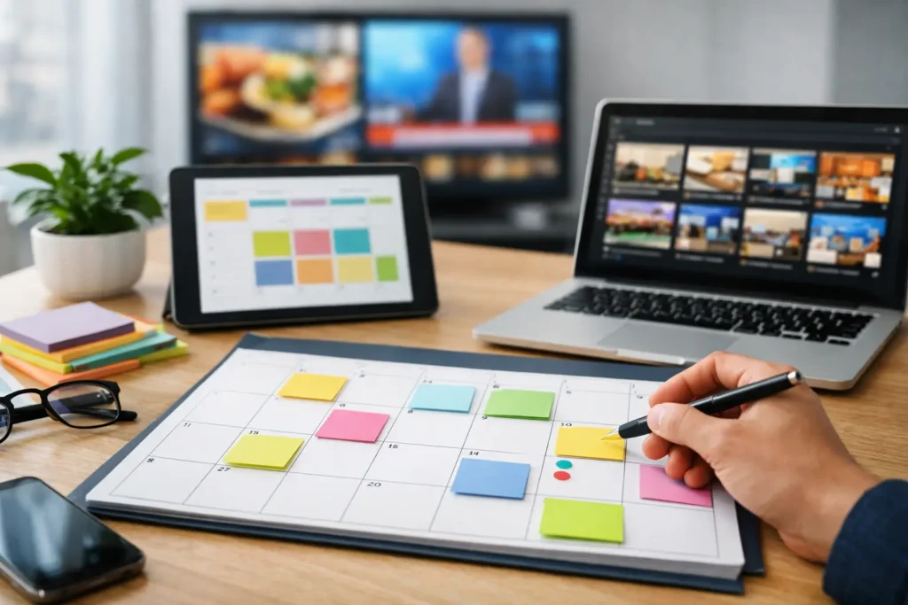 Digital Signage Content Calendar Guide