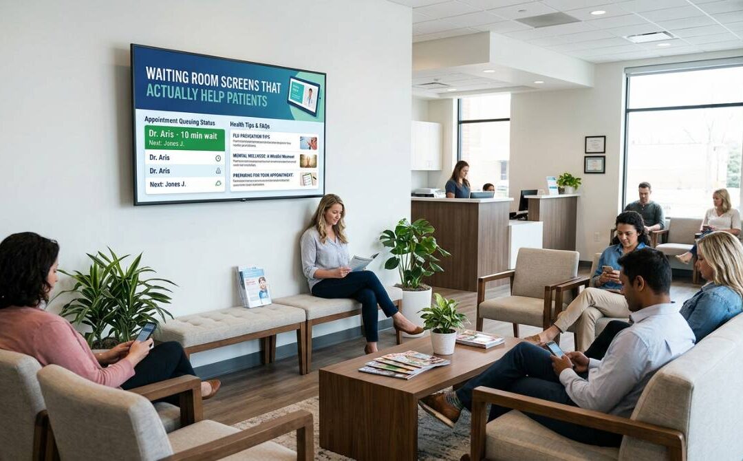 Waiting Room Screens That Actually Help Patients