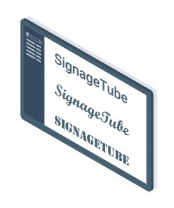 fonts for digital signage