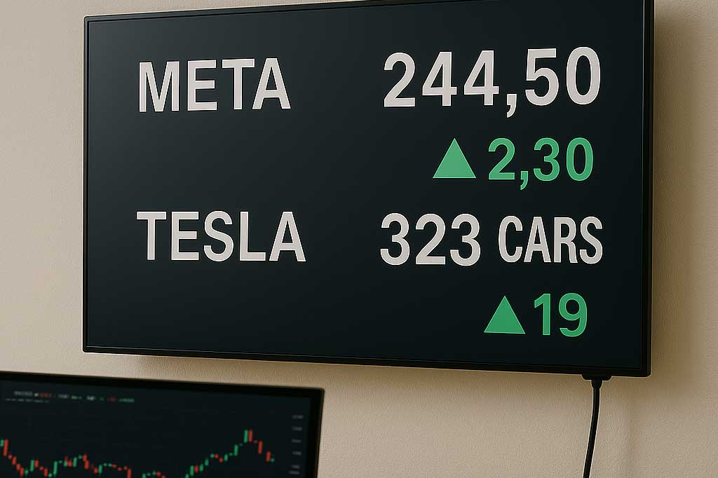 Beyond Static Slides: How to Display Real-Time Stock Prices or Production Metrics
