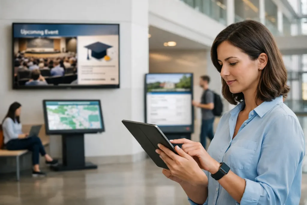 How to Manage Campus Displays Without Chaos