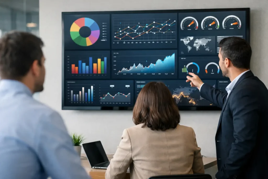Live Dashboard Digital Signage Displays Work