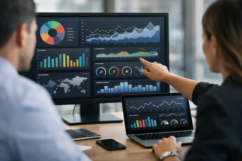 Live Dashboard Screens for Business That Drive Action