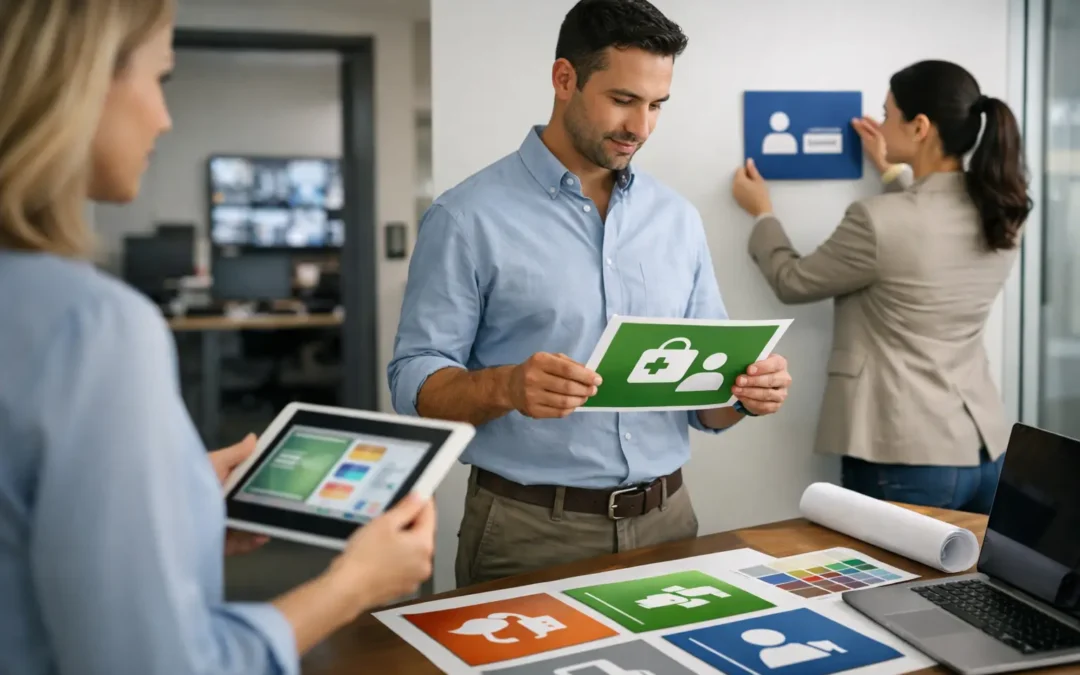 Multi Department Signage Workflow Example