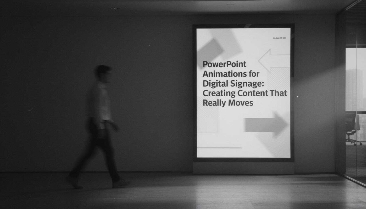 PowerPoint Animations for Digital Signage: Creating Content That Really Moves • SignageTube