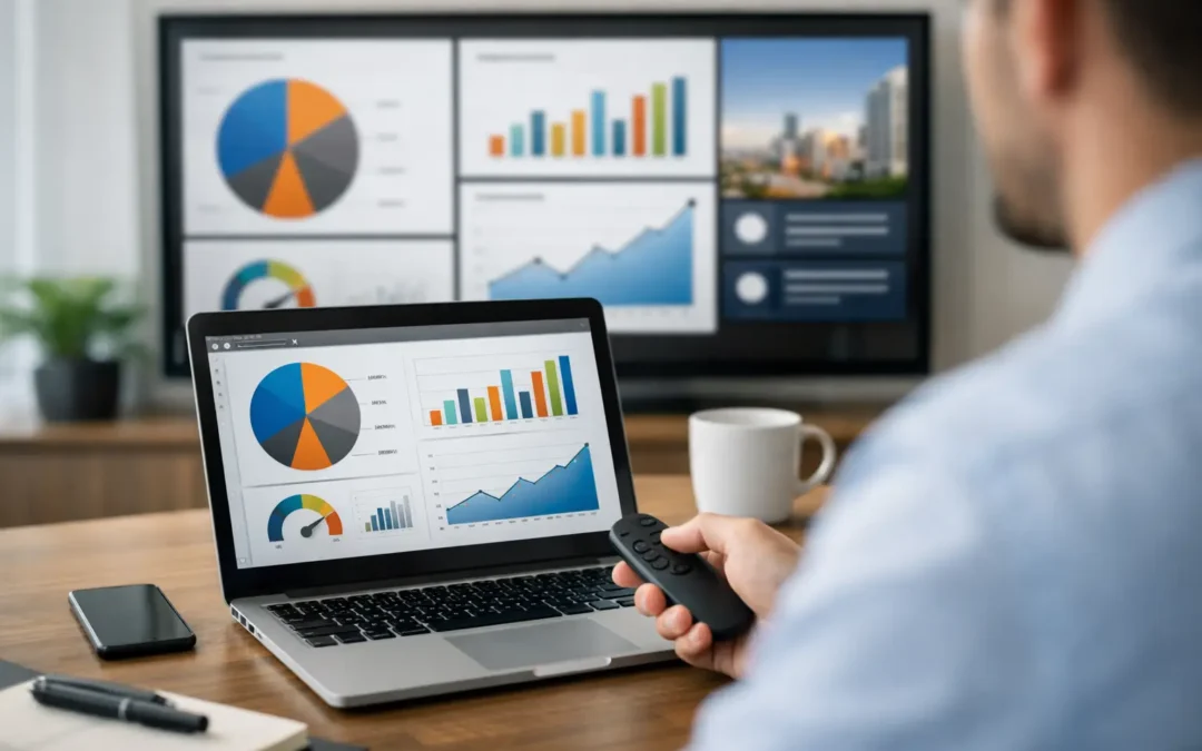 PowerPoint Dashboard for Digital Signage