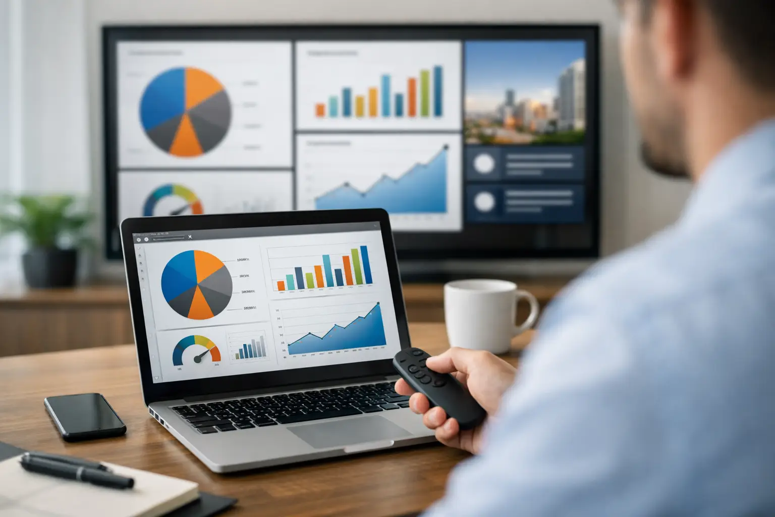 PowerPoint Dashboard for Digital Signage