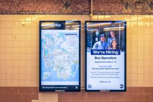 Digital Signage New York Subway Hiring