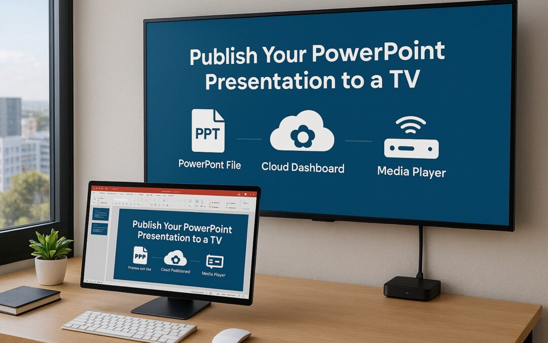 From Desk to Display: The Easiest Way to Publish Your PowerPoint Presentation to TV
