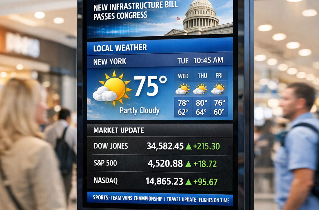 Real-Time Digital Signage: The Essential Guide to Live Data, Feeds, and Updates