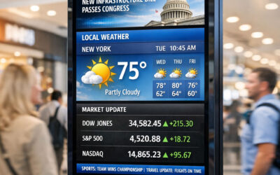 Real-Time Digital Signage: The Essential Guide to Live Data, Feeds, and Updates