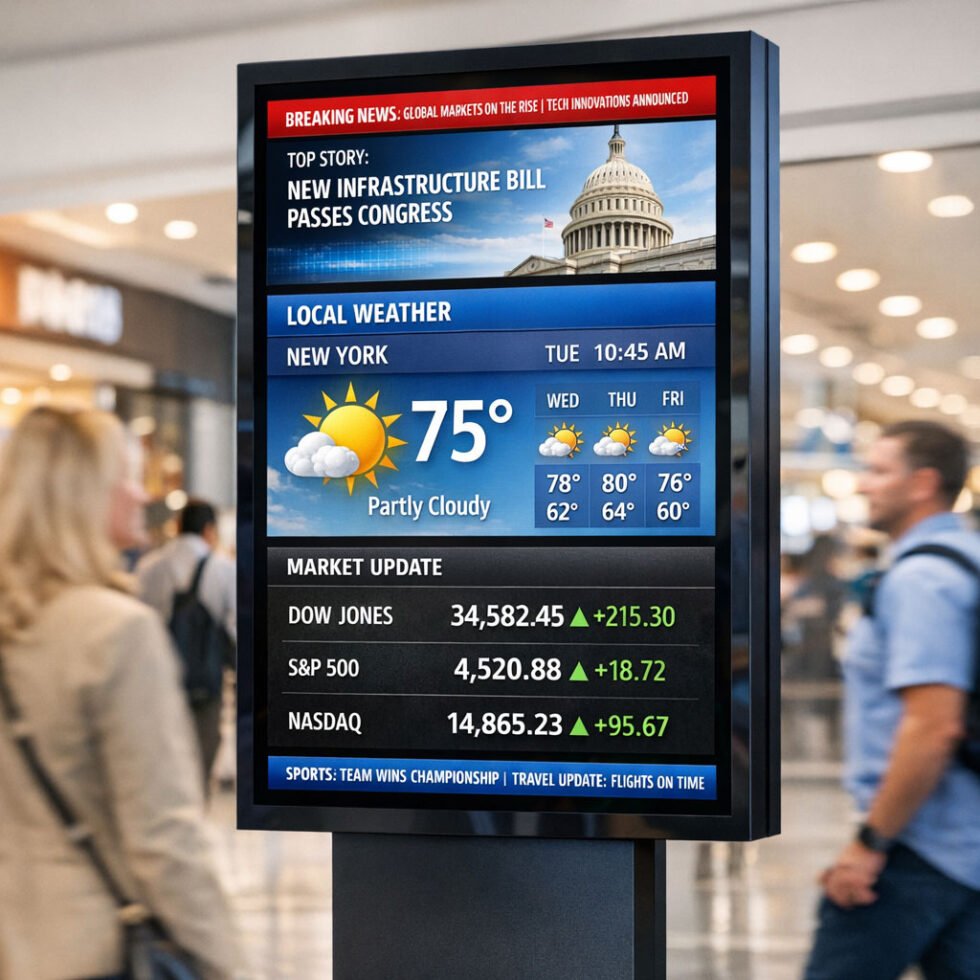 Real-Time Digital Signage with Live Data Feeds in 2026