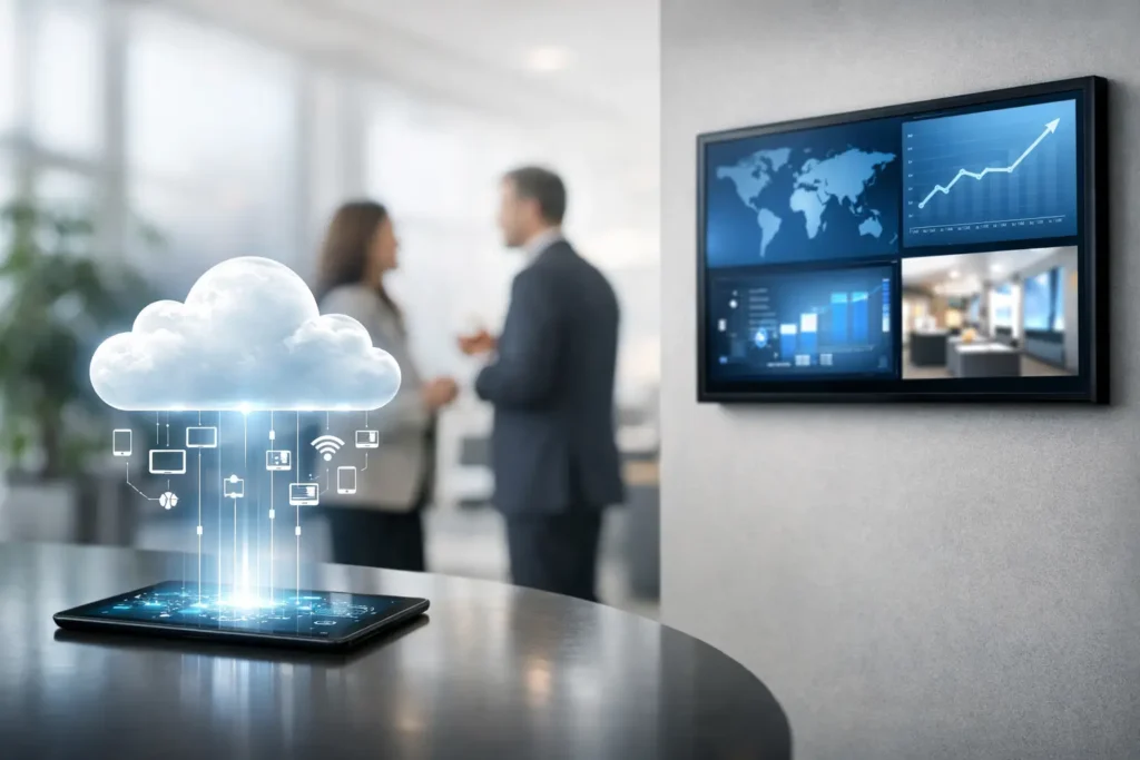 What Cloud Based Digital Signage Solves