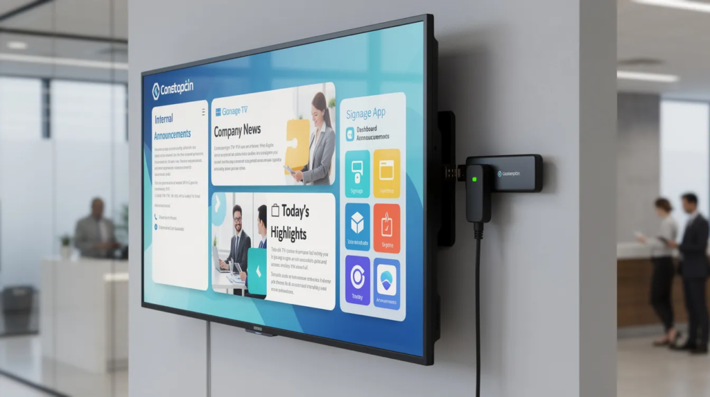 Digital Signage Player for Android: Turn Any Screen into a PowerPoint-Ready Display