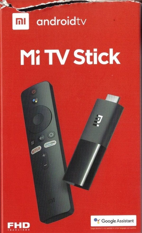 Android TV stick used for digital signage advertising
