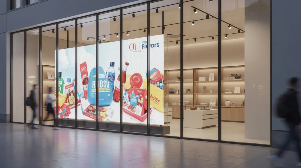Digital signage solutions used in a retail store to engage customers