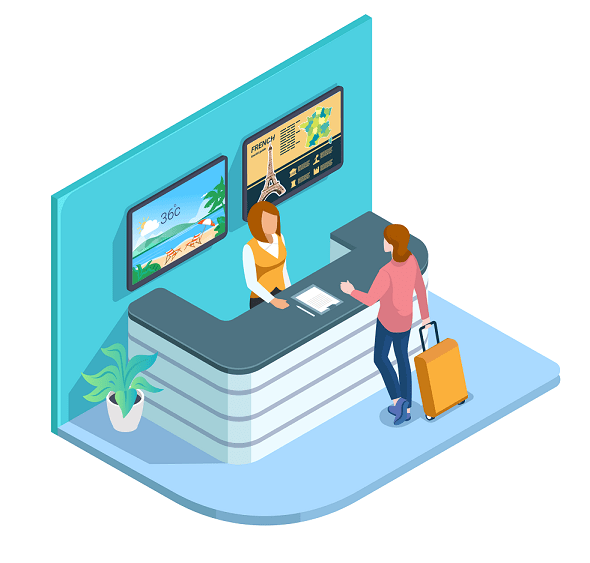 digital signage for hotels