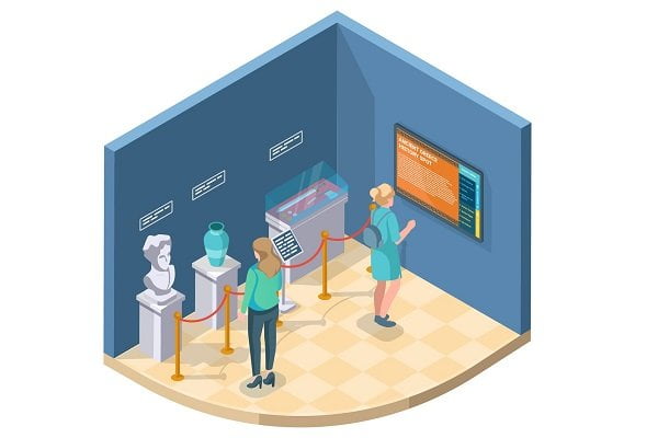 museum digital signage