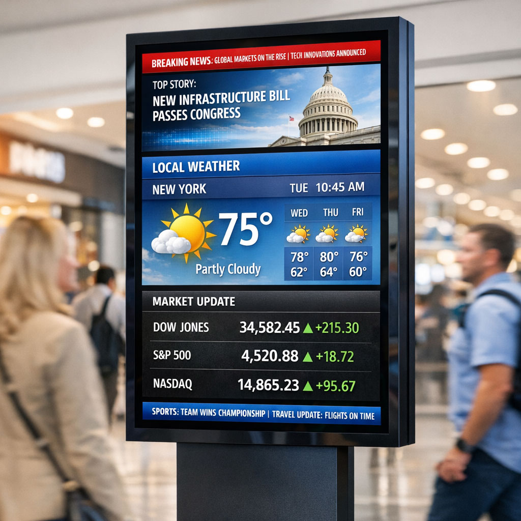Real-Time Digital Signage: The Essential Guide to Live Data, Feeds, and Updates
