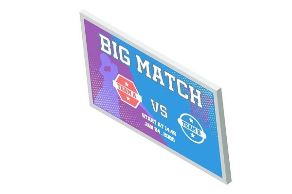 signage screen for sports and entertainment